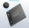 Unità CD/DVD esterna, masterizzatore CD ultra sottile USB 3.0 con 4 porte USB