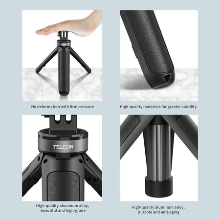 Mini treppiede Selfie Stick Pole, supporto treppiede per fotocamera portatile