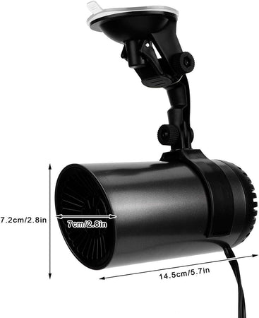 2 in 1 Ventola di Riscaldamento e Raffreddamento Automatico Ventosa 150W Auto