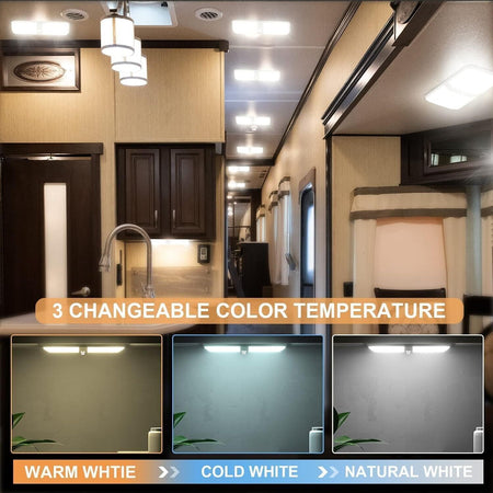 Lampada LED, 96 LED Plafoniera, 750LM Illuminazione Luci Interni,Luce Regolabile