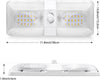 Lampada LED, 96 LED Plafoniera, 750LM Illuminazione Luci Interni,Luce Regolabile