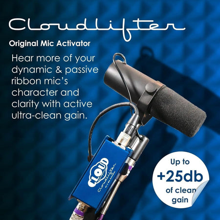 Microfoni Cloud Attivatore microfonico Cloudlifter CL-1 +25 dB per microfoni Cloud Microphones