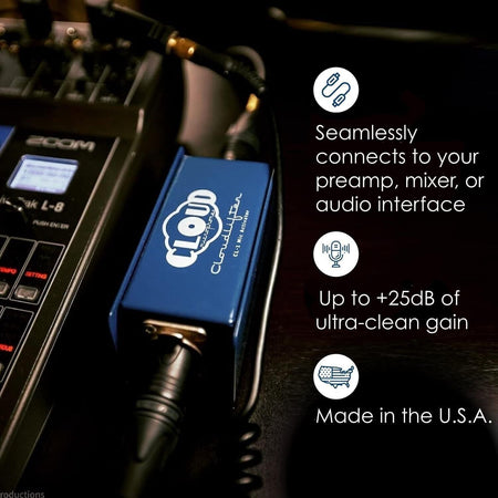 Microfoni Cloud Attivatore microfonico Cloudlifter CL-1 +25 dB per microfoni Cloud Microphones