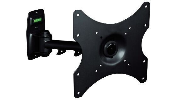 GBC Supporto da parete orientabile, 2 snodi per TV LCD/LED da 17'' a 37''