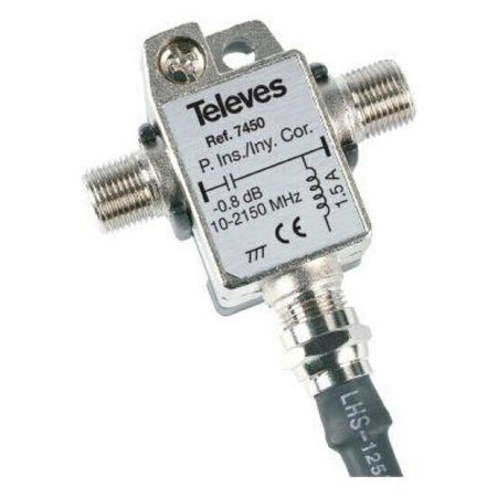 Televes 7450 Inniettore di corrente 24V-1A PER LNB O ANTENNA CAMPER