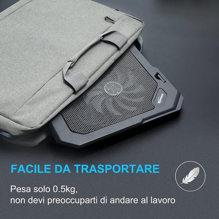 Ventole per PC Portatile, Base di Raffreddamento Ultra Magro per Laptop da 10-15
