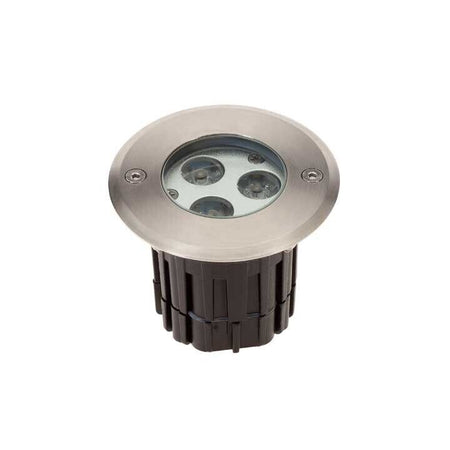 SELENE1010 Faro da incasso terra carrabile corpo in alluminio pressofuso