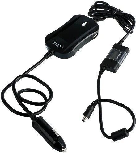 Grundig 46902 Alimentatore auto universale per laptop con porta USB (90W, 12V)