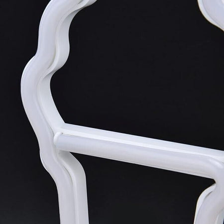 Insegna al Neon a LED a Forma di Gelato, Insegna al Neon Decorativa con Base