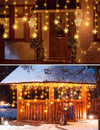 Luci del fiocco di neve di Natale, 1.8M 96er Led Luci a stringa LED