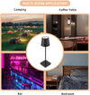 Lampada da Tavolo Senza Fili, Lampada da Tavolo a LED Ricaricabile, Batteria