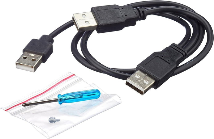 LogiLink UA0040B Case Esterno per HDD IDE, Interfacia ATA, USB 2.0, Nero