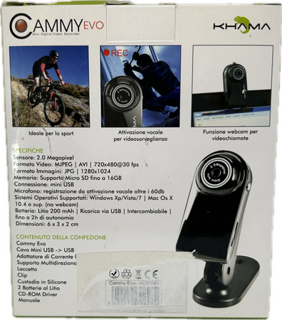 Stock da 18 Videocamere digitali registratore compatto trasportabile webcam
