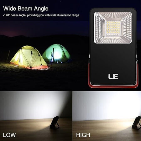 Luci da Lavoro Ricaricabili a LED, Faro Proiettore LED Portatile, Impermeabile