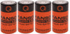 Batteria al litio D ER34615M 3,6 V 14000 mAh confezione x4