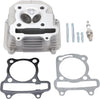 GOOFIT Testa cilindrica con Guarnizione sostituzione per 4 Tempi GY6 150cc ATV S