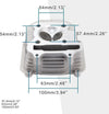 GOOFIT Testa cilindrica con Guarnizione sostituzione per 4 Tempi GY6 150cc ATV S