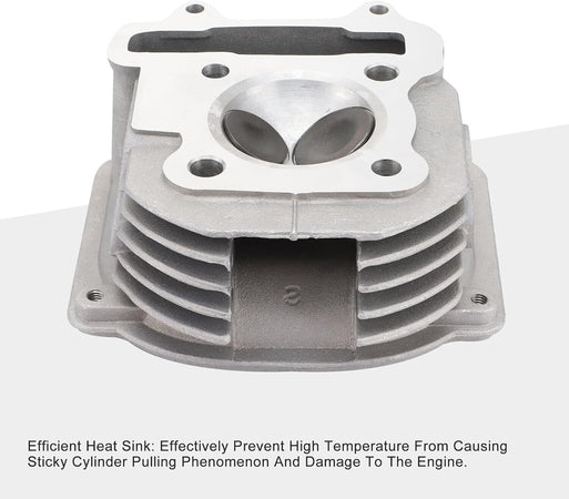 GOOFIT Testa cilindrica con Guarnizione sostituzione per 4 Tempi GY6 150cc ATV S