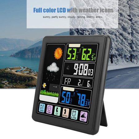 Stazione meteorologica wireless, TS-3310 LCD a colori Full Touch Screen