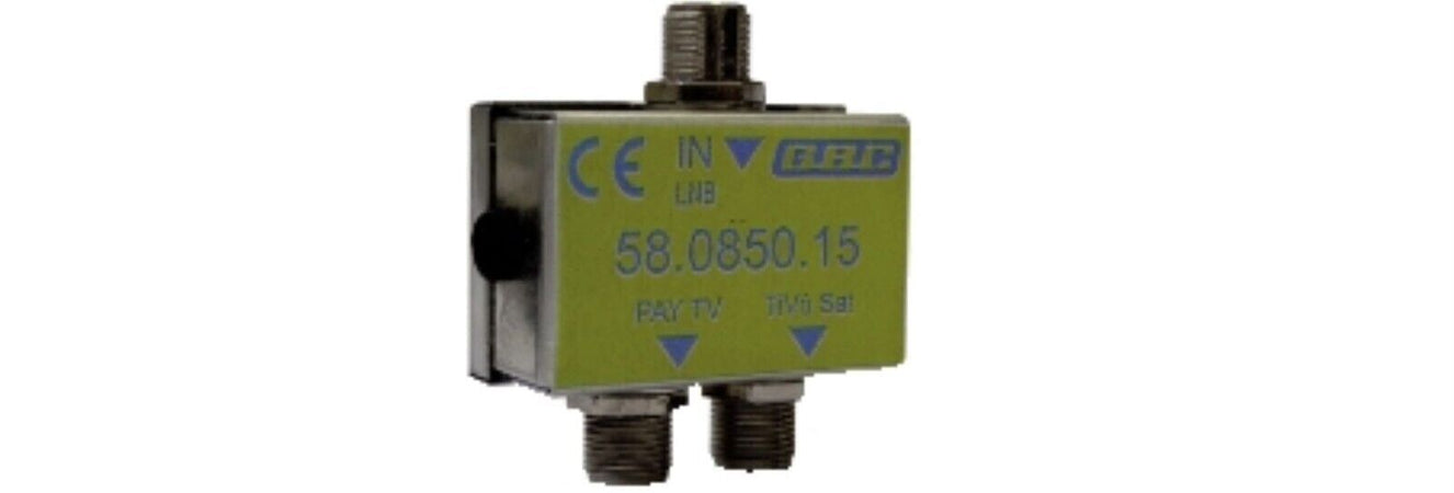 GBC 58.0850.15 Switch di prorità per ricevitori SAT SKY/TIVU' SAT - ADB/I-CAN