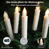 Candele con telecomando, batterie AA e clip impermeabile per feste (30 luci)