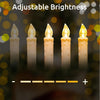 Candele con telecomando, batterie AA e clip impermeabile per feste (30 luci)