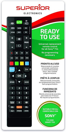 Telecomando universale compatibile con tutti i televisori SONY pronto all'uso