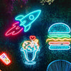 Luci a corda al neon a LED sincronizzazione musicale IP65 luci a corda a 5 metri