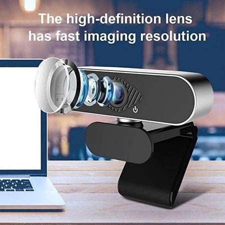 Videocamera per computer HD 1080P, webcam USB, videocamera per computer
