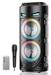 Diffusore portatile cassa bluetooth mp3 karaoke usb aux 10 watt 1500mah ZQS4239