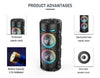 Diffusore portatile cassa bluetooth mp3 karaoke usb aux 10 watt 1500mah ZQS4239