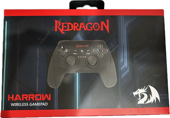 CONTROLLER GAMEPAD WIRELESS REDRAGON Harrow G808 compatibile con PC e PS3