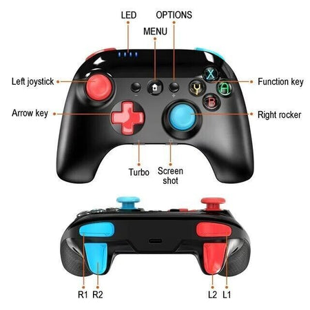 Beexcellent Switch Controller Gamepad wireless compatibile con Nintendo Switch