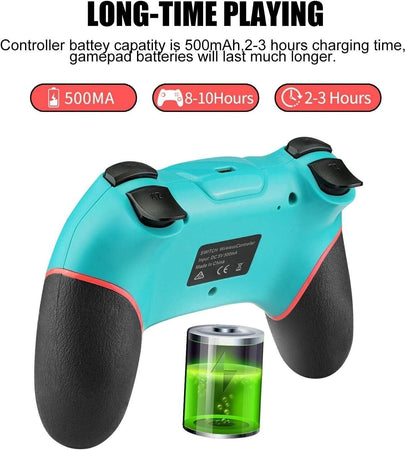 Controller compatibile con Nintendo Switch Wireless Bluetooth Dual Vibrazione