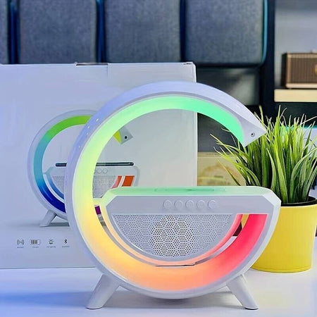 Lampada da Tavolo LED ì con Cassa Altoparlante Speaker Bluetooth e Ricarica