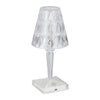 Lampada da tavolo a LED in acrilico