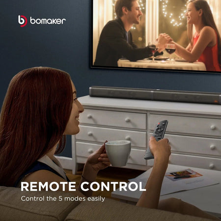 Bomaker Tapio V Soundbar Subwoofer 2.1 canali 100 W USB Bluetooth 5.0 nero-