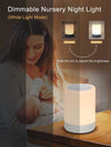 Luce Notturna per Asilo Nido per Bambini Lampada Touch Ricaricabile Cambia