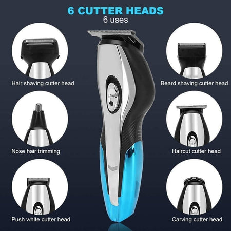 NIKAI Tagliacapelli per Uomo, Professionale 11 in 1 Tagliacapelli Elettrico