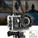 Action Cam Subacquea Ultra HD Sport, Videocamera Impermeabile Full HD 1080P,