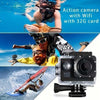 Action Cam Subacquea Ultra HD Sport, Videocamera Impermeabile Full HD 1080P,