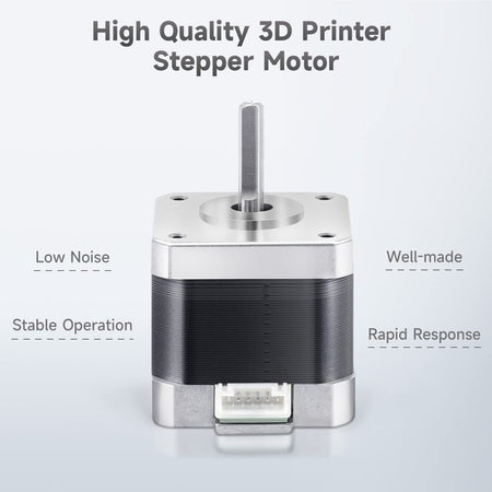 Stampante 3D con Stepper Motore, 42x40mm 2 Fasi 40Ncm 1,68A 1,8 Gradi 4 Fili