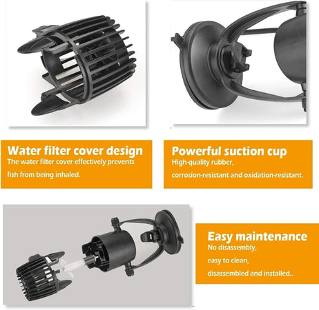 Pompa per acquario BPS 7500L/H Pompa di circolazione Wave Maker 10W QL-200M