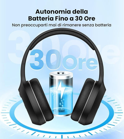 Edifier W600BT Cuffie Over-Ear Wireless, Bluetooth V5.1, Chiamate Crystal Clear,