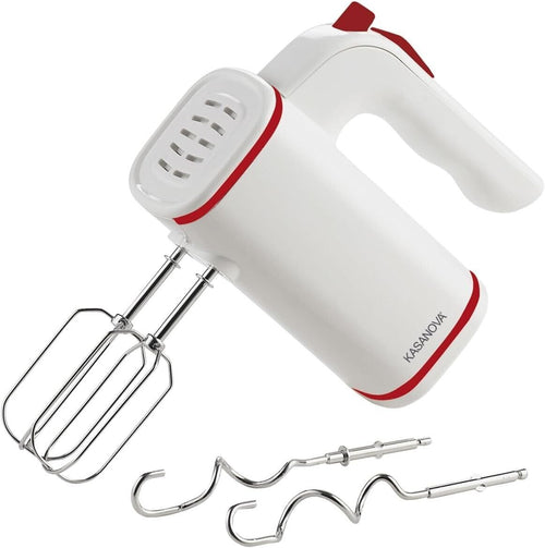 KASANOVA Sbattitore elettrico da 250 Watt ganci inox per impastare dolci