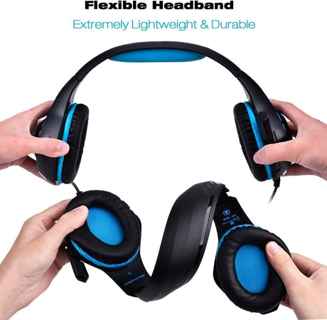 Beexcellent GM-1 Cuffie da gioco over-ear Pro cablate da 3,5 mm Cuffie audio