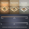 Anten plafoniera led soffitto Vintage plafoniera salotto Dimmerabile 40W 3600LM