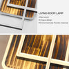 Anten plafoniera led soffitto Vintage plafoniera salotto Dimmerabile 40W 3600LM