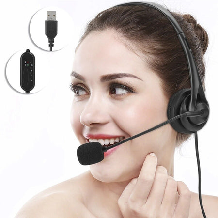 Cuffie da gioco USB vb-540 telefono servizio clienti cuffie con microfono