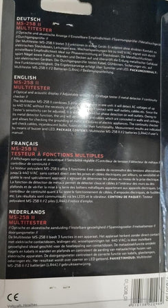 Tester multiplo VOLTCRAFT MS-258 II
